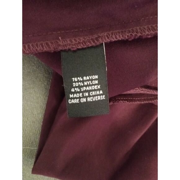 Violet's & Rose's Stitch Fix Harrietta Skinny Pant Maroon 14/32 - Picture 5 of 5